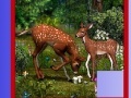 Игра Deers in the garden slide puzzle