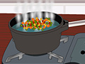 Игра Cooking vegetable salad