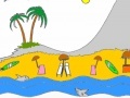 Ігра Tropical Beach Coloring