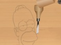 Игра Wood carving Simpson
