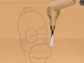 Ігра Wood carving Simpson