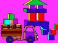 Игра Coloring: Castle of colorful cubes