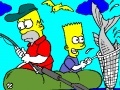 Игра Bart And Homer to Fishing