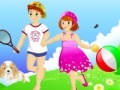 Игра Kids Couple on Field