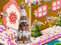 Игра Gingerbread house cake 
