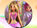 Игра Winx Club Round Puzzle