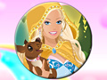 Игра Barbie Round Puzzle