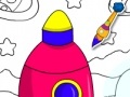 Игра Rosy Coloring: Fly Me to the Moon