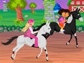 Игра Dora Horse Racing Mania