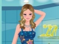 Игра Lady In Blue Dressup