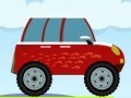 Игра Little red car over the bridge