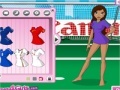 Игра Football girl dress up