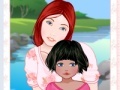 Игра Mother and child make over game