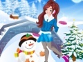 Игра Plating in the snow dress up